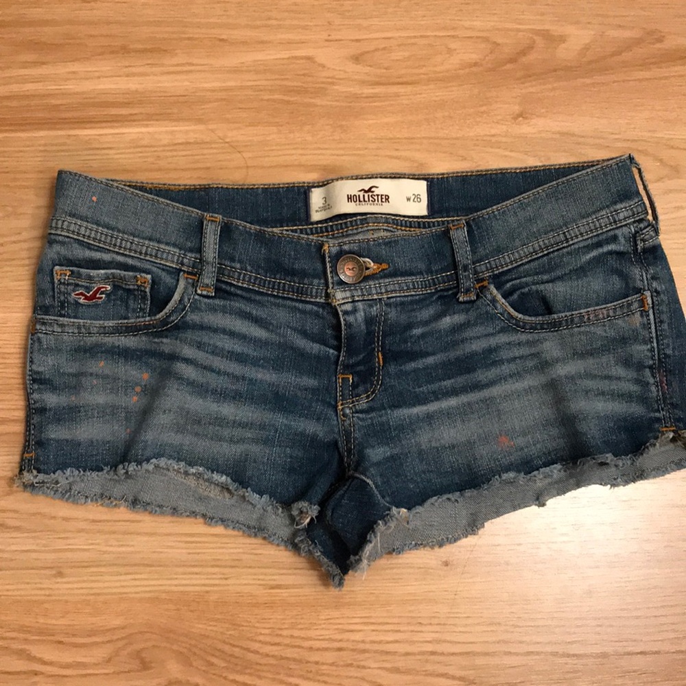 Hollister jean shorts, size 3